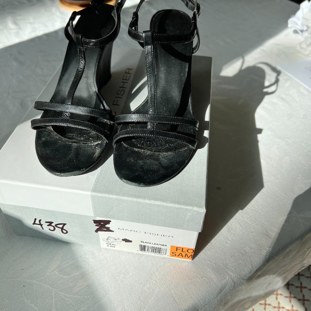 Black Marc Fisher Wedges